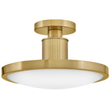 Kieran Semi Flush Mount Lacquered Brass Off By Hinkley