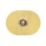 Kigoma Semi Flush Fitting - Polished Brass