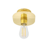 Kigoma Semi Flush Fitting - Polished Brass