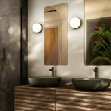 Kiki Wall Light Brushed Bronze Nickel By Contradi - Lifestyle View