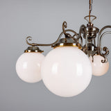 Kilturk 6 Arm Chandelier Antique Brass