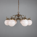 Kilturk 6 Arm Chandelier Antique Brass