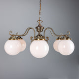 Kilturk 6 Arm Chandelier Antique Brass