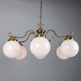 Kilturk 6 Arm Chandelier Antique Brass