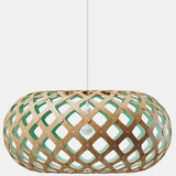 Kina Pendant Light Bamboo Aqua 39 Inch By David Tribrige