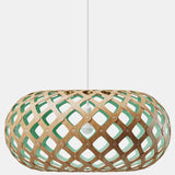 Kina Pendant Light Bamboo Aqua 55 Inch By David Tribrige