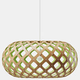 Kina Pendant Light Bamboo Lime 17 Inch By David Tribrige