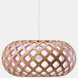Kina Pendant Light Bamboo Pink 39 Inch By David Tribrige