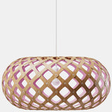 Kina Pendant Light Bamboo Pink 55 Inch By David Tribrige