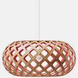 Kina Pendant Light Bamboo Red 55 Inch By David Tribrige