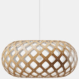 Kina Pendant Light Bamboo White 1 Side 55 Inch By David Tribrige