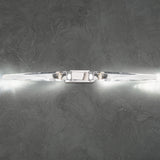 Kindjal Vanity Light Medium Polished Nickel By Schonbek Beyond - Front View
