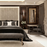 Kindjal Vanity Light Small Aged Brass By Schonbek Beyond - Lifestyle View