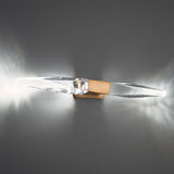 Kindjal Vanity Light Small Aged Brass By Schonbek Beyond