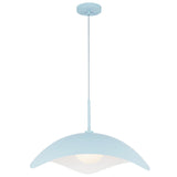 Kirby Pendant Light Cerulean By Kuzco - Front View