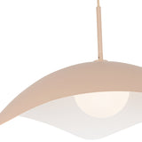 Kirby Pendant Light Peach By Kuzco - Detailed View