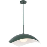 Kirby Pendant Light Pine Green By Kuzco