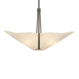 Kirigami Pendant 3 Light in Dark Smoke by Hubbardton Forge
