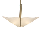 Kirigami Pendant 3 Light in Soft Gold by Hubbardton Forge