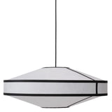 Kite Pendant Light Large White Black Tyvek By New Works
