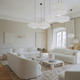 Kite Pendant Light Large White Tyvek By New Works - Lifestyle View
