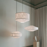 Kite Pendant Light Medium White Tyvek By New Works - Lifestyle View2