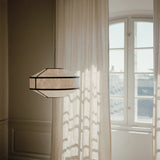 Kite Pendant Light Small White Black Tyvek By New Works - Lifestyle View6