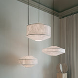 Kite Pendant Light Small White Tyvek By New Works - Lifestyle View1