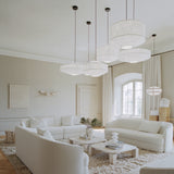 Kite Pendant Light Small White Tyvek By New Works - Lifestyle View