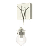 Kiwi Wall Sconce in Sterling by Hubbardton Forge