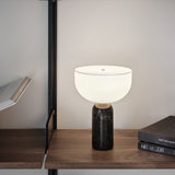 Kizu Portable Table Lamp Black Marble By New Works - Lifestyle View1