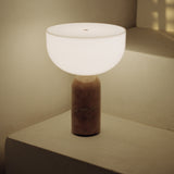Kizu Portable Table Lamp Breccia Pernice Marble By New Works - Lifestyle View6