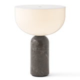 Kizu Portable Table Lamp Gris Du Marais Marble By New Works - Front View