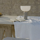 Kizu Portable Table Lamp Gris Du Marais Marble By New Works - Lifestyle View1