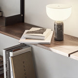 Kizu Portable Table Lamp Gris Du Marais Marble By New Works - Lifestyle View4