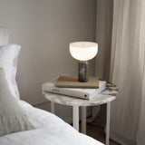 Kizu Portable Table Lamp Gris Du Marais Marble By New Works - Lifestyle View5