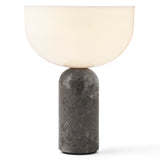 Kizu Portable Table Lamp Gris Du Marais Marble By New Works - With Light