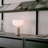 Kizu Portable Table Lamp Kunis Breccia Marble By New Works - Lifestyle View1