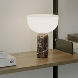 Kizu Portable Table Lamp Rosso Levanto Marble By New Works - Lifestyle View1