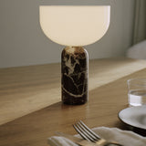 Kizu Portable Table Lamp Rosso Levanto Marble By New Works - Lifestyle View4