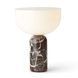 Kizu Portable Table Lamp Rosso Levanto Marble By New Works - With Light