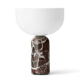 Kizu Portable Table Lamp Rosso Levanto Marble By New Works