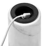 Kizu Portable Table Lamp White Marble By New Works - Bottom View