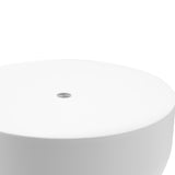 Kizu Portable Table Lamp White Marble By New Works - Detailed View