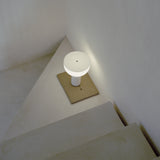Kizu Portable Table Lamp White Marble By New Works - Lifestyle View3