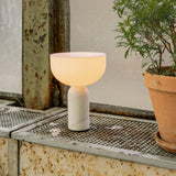 Kizu Portable Table Lamp White Marble By New Works - Lifestyle View7