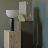 Kizu Table Lamp Medium Black Marble By New Works - Lifestyle View1