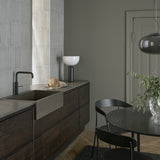 Kizu Table Lamp Medium Black Marble By New Works Lifestyle View2