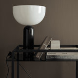Kizu Table Lamp Medium Black Marble By New Works - Lifestyle View
