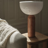 Kizu Table Lamp Medium Breccia Pernice Marble By New Works - Lifestyle View2